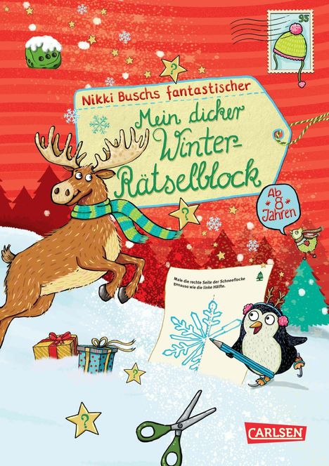 Nikki Busch: Mein dicker Winter-Rätselblock, Buch