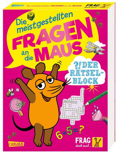 Linda Hartwig: Frag doch mal ... die Maus: Die meistgestellten Fragen an die Maus - Der Rätselblock, Buch