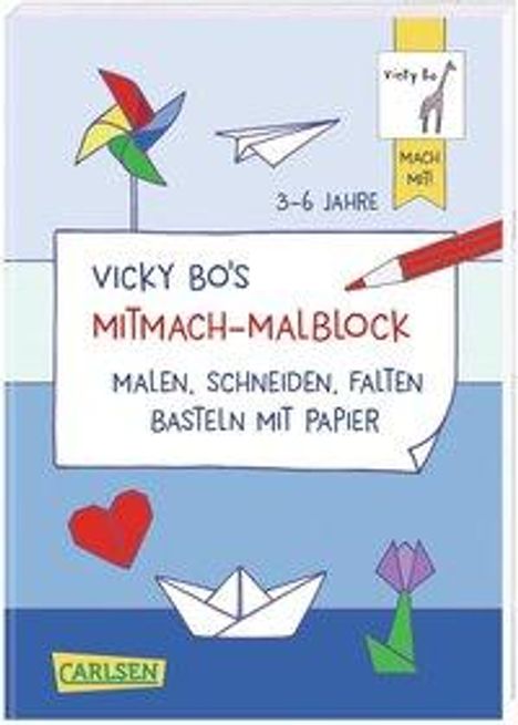 Vicky Bo's Mitmach-Malblock, Buch