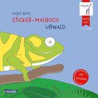 Vicky Bo: Bo, V: Vicky Bo's Sticker-Malbuch Urwald: Erstes Malen, Zeic, Buch