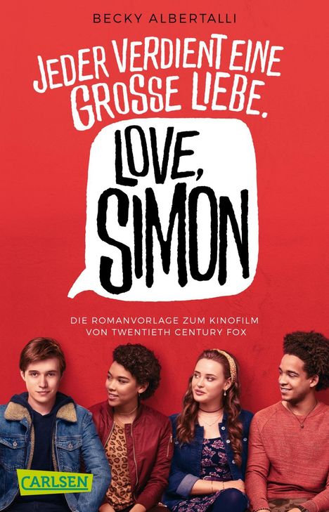 Becky Albertalli: Love, Simon (Filmausgabe) (Nur drei Worte - Love, Simon), Buch