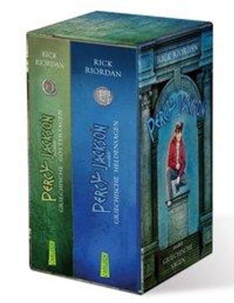 Rick Riordan: Percy Jackson erzählt: Griechische Sagen. Göttersagen und Heldensagen im Schuber, Buch