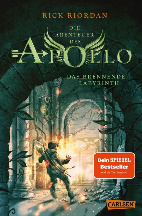 Rick Riordan: Die Abenteuer des Apollo 3: Das brennende Labyrinth, Buch