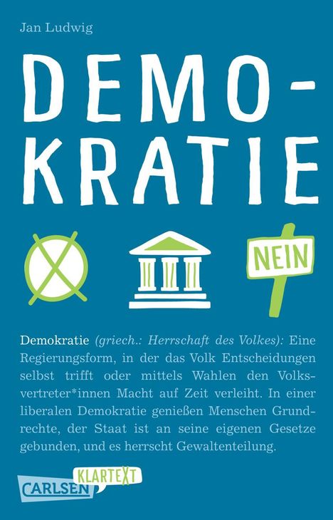 Jan Ludwig: Carlsen Klartext: Demokratie, Buch