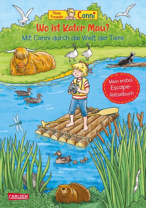 Hanna Sörensen: Conni Gelbe Reihe (Beschäftigungsbuch): Wo ist Kater Mau?, Buch