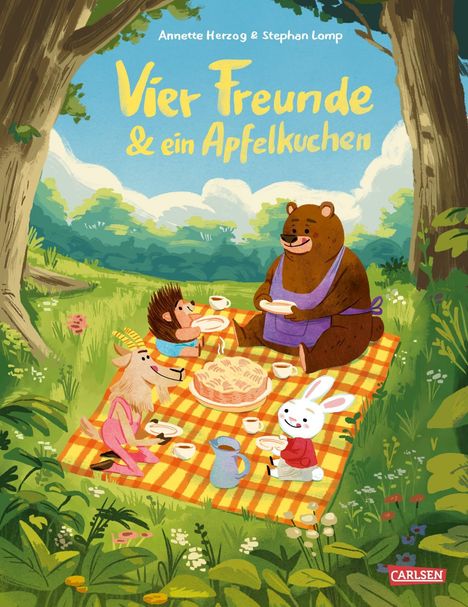 Annette Herzog: Vier Freunde und ein Apfelkuchen, Buch