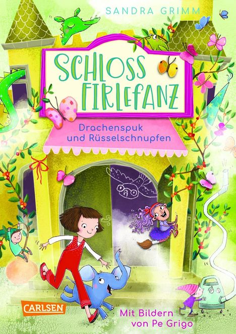 Sandra Grimm: Grimm, S: Schloss Firlefanz 2: Drachenspuk und Rüsselschnupf, Buch