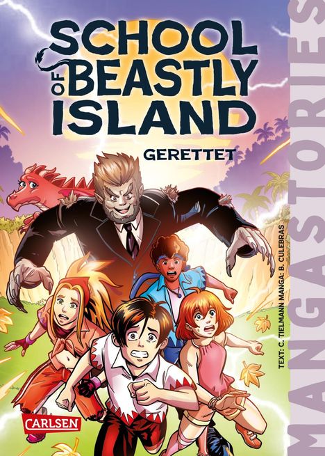 Christian Tielmann: School of Beastly Island - Band 2 - Gerettet, Buch