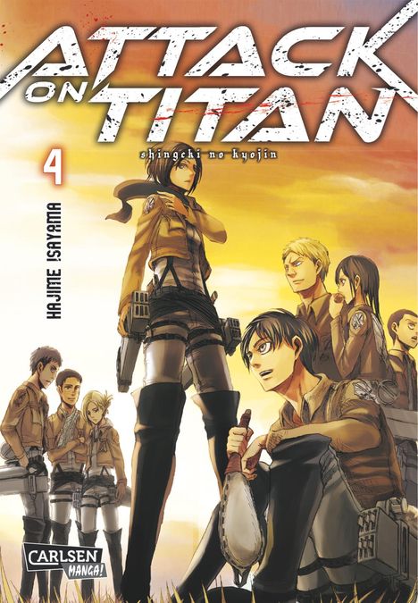 Hajime Isayama: Attack on Titan 04, Buch