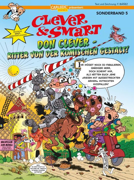 Francisco Ibáñez: Clever und Smart Sonderband 5: Don Clever - Ritter von der komischen Gestalt!, Buch