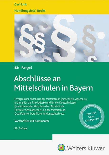 Maximilian Pangerl: Abschlüsse an Mittelschulen in Bayern, Buch