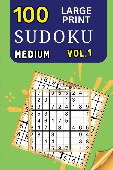 Peter: 100 Large Print Sudoku Medium Vol 1, Buch