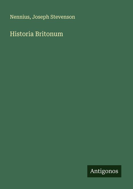 Nennius: Historia Britonum, Buch