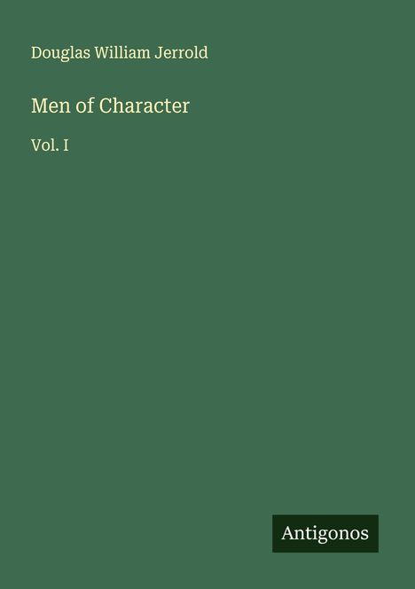 Douglas William Jerrold: Men of Character, Buch