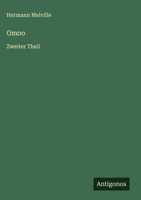 Hermann Melville: Omoo, Buch