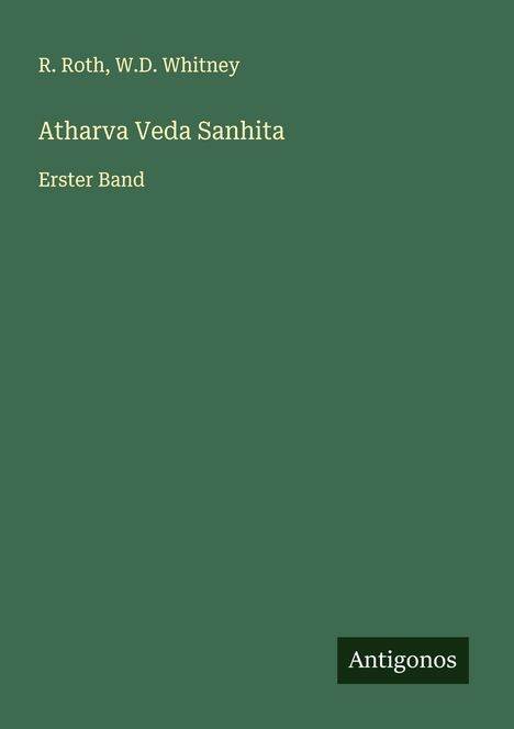 R. Roth: Atharva Veda Sanhita, Buch