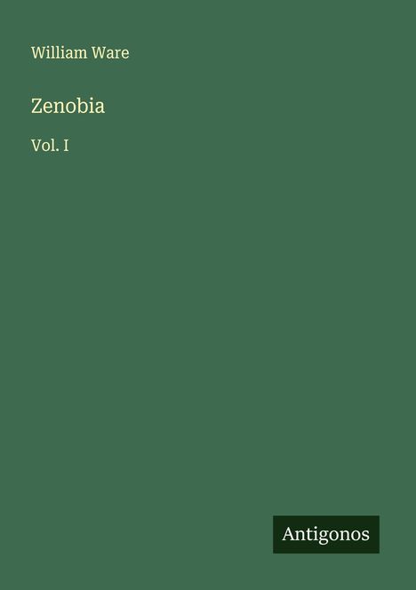 William Ware: Zenobia, Buch