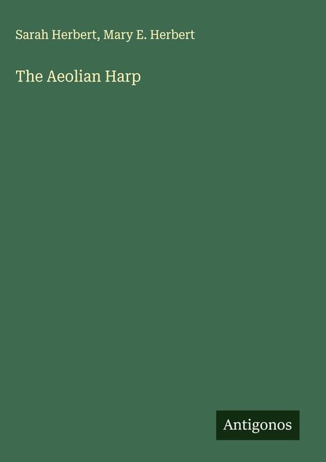 Sarah Herbert: The Aeolian Harp, Buch