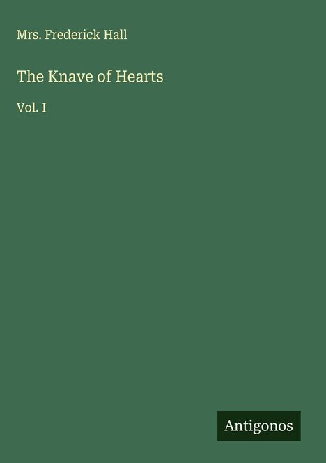 Frederick Hall: The Knave of Hearts, Buch
