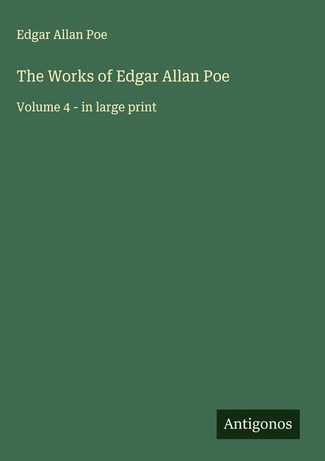 Edgar Allan Poe: The Works of Edgar Allan Poe, Buch