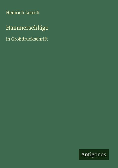 Heinrich Lersch: Hammerschläge, Buch