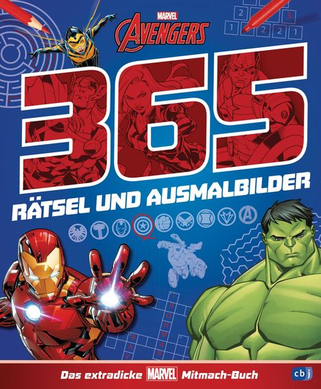MARVEL Avengers 365 Rätsel und Ausmalbilder - Das extradicke, Buch