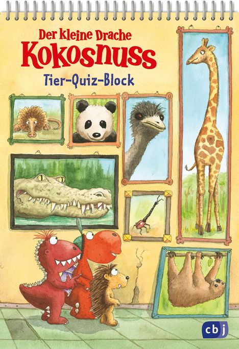 Ingo Siegner: Der kleine Drache Kokosnuss - Quizblock Tiere, Buch