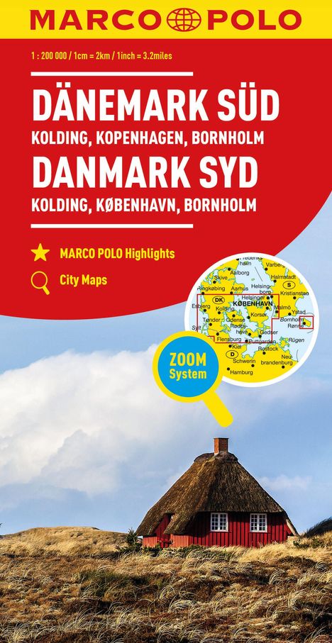 MARCO POLO Regionalkarte Dänemark Süd 1:200.000, Karten