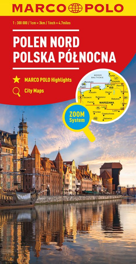 Marco Polo Verlag: MARCO POLO Regionalkarte Polen Nord 1:300.000, Karten