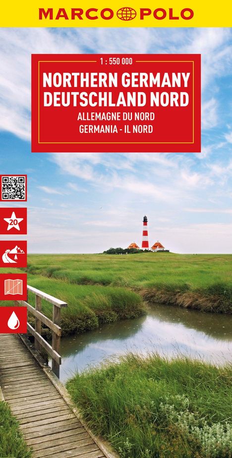 MARCO POLO Reisekarte Deutschland Nord 1:550.000, Karten