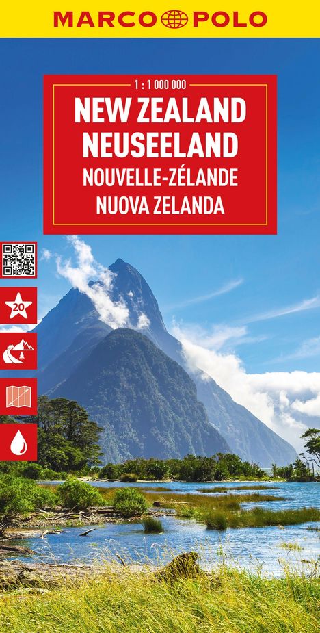 MARCO POLO Reisekarte Neuseeland 1:1 Mio., Karten