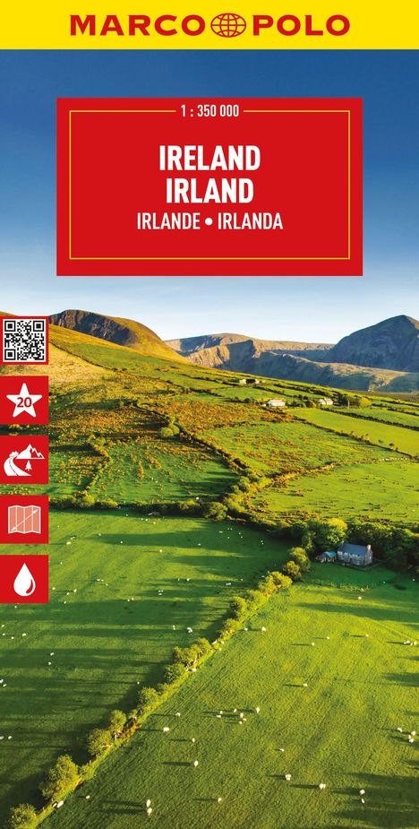 MARCO POLO Reisekarte Irland 1:350.000, Karten