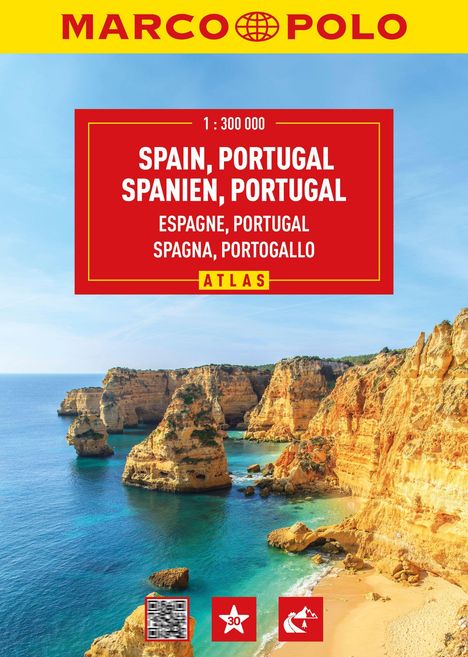 MARCO POLO Reiseatlas Spanien, Portugal 1:300.000, Buch