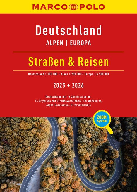 MARCO POLO Straßen &amp; Reisen 2025/2026 Deutschland 1:300.000, Buch