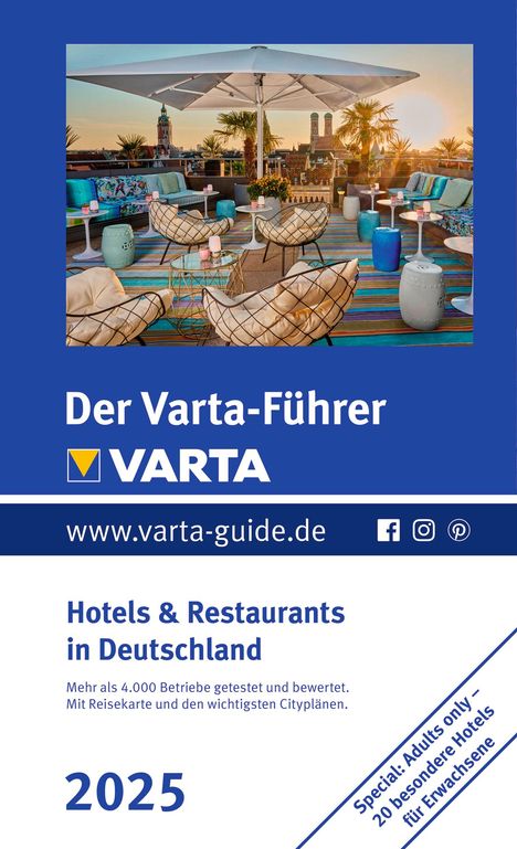 Der Varta-Führer 2025 Hotels &amp; Restaurants in Deutschland, Buch