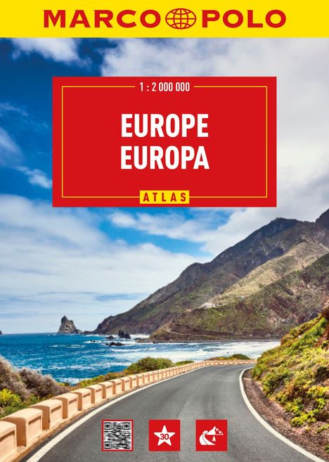 MARCO POLO Reiseatlas Europa 1:2 Mio., Buch