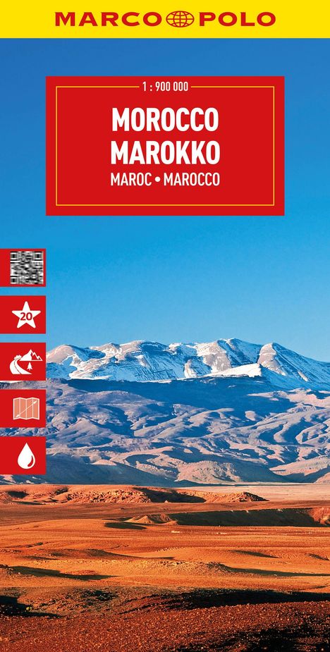 MARCO POLO Reisekarte Marokko 1:900.000, Karten