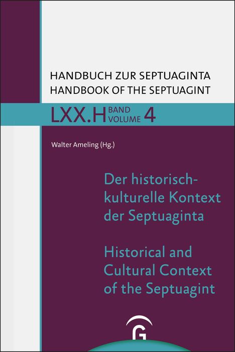 Der historisch-kulturelle Kontext und seine Reflexion in der Septuaginta, Buch