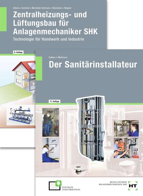 Josef Wagner: Paketangebot Der Sanitärinstallateur + Zentralheizungs- und Lüftungsbau für Anlagenmechaniker, Buch