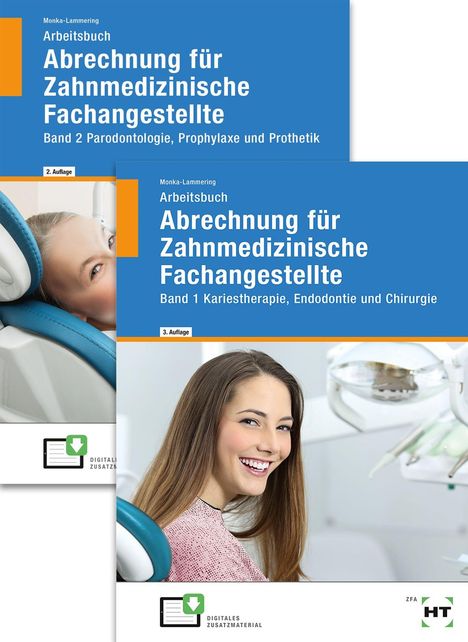 Sabine Monka-Lammering: Paket Abrechnung für Zahnmedizinische Fachangestellte Band 1 und 2, Buch