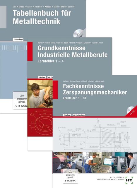 Paketangebot: Der Zerspanungsmechaniker - Lernfelder 1-13 + Tabellenbuch, Buch
