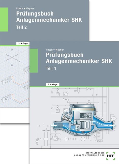 Peter Pusch: Paketangebot Prüfungsbuch Anlagenmechaniker SHK, Buch