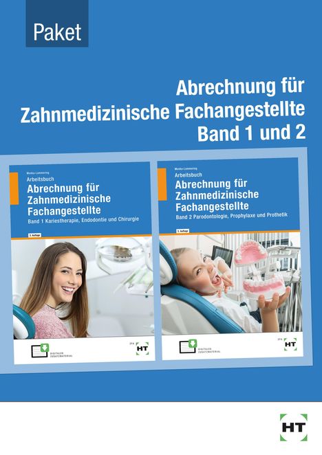 Sabine Monka-Lammering: Paketangebot Abrechnung für Zahnmedizinische Fachangestellte Band 1 und 2, Buch