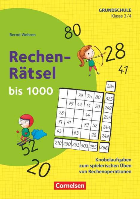 Bernd Wehren: Klasse 3/4 - Rechen-Rätsel bis 1000, Buch