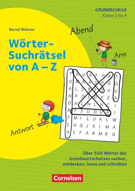 Bernd Wehren: Klasse 2/3 - Wörter-Suchrätsel von A-Z, Buch