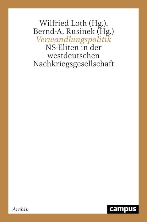 Verwandlungspolitik, Buch