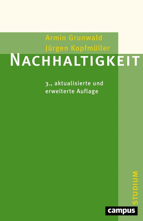 Armin Grunwald: Nachhaltigkeit, Buch