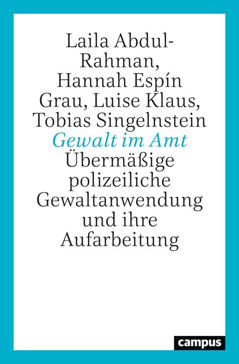 Laila Abdul-Rahman: Gewalt im Amt, Buch