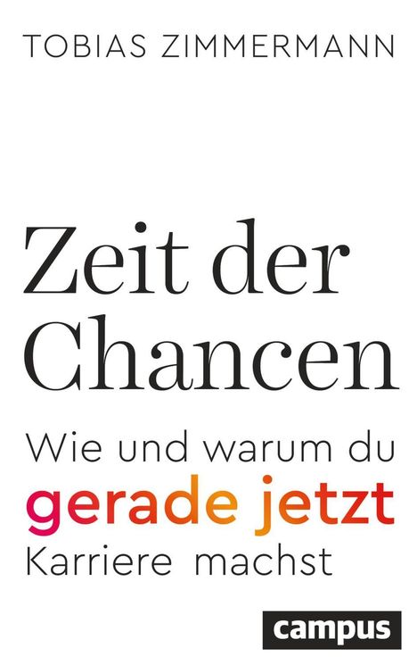 Tobias Zimmermann: Zeit der Chancen, Buch