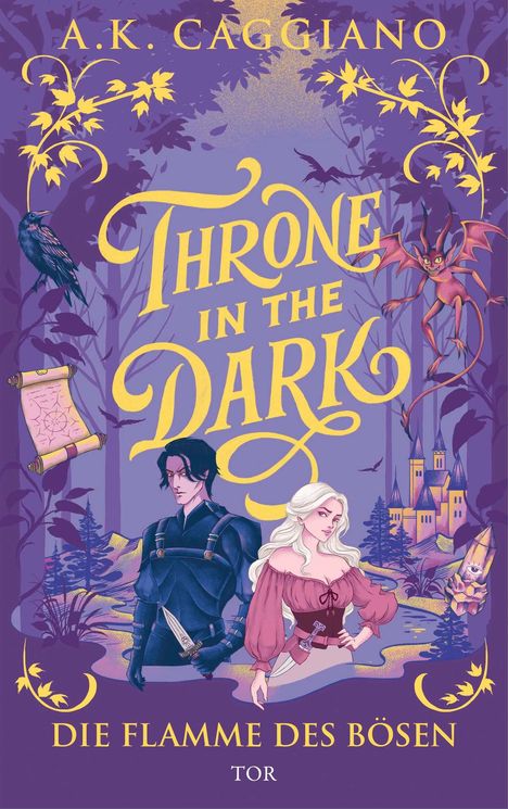 A. K. Caggiano: Throne in the Dark, Buch